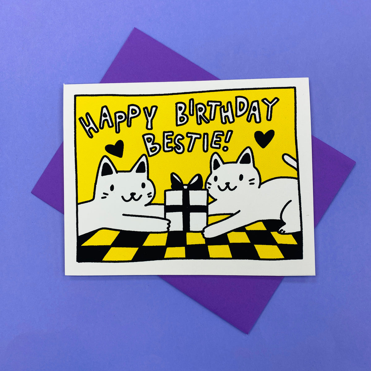 Happy Birthday, Bestie! Greeting Card