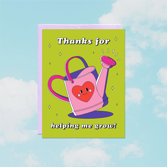 Helping Me Grow Greeting Card