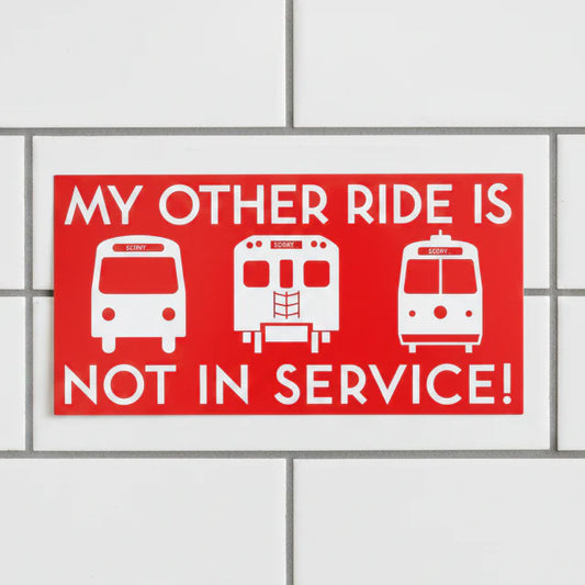 Not In Service Bumper Sticker