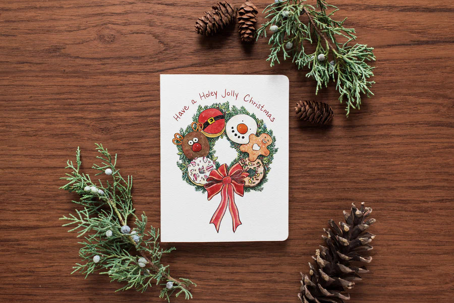 Holey Jolly Christmas - Holiday Card Set of 6