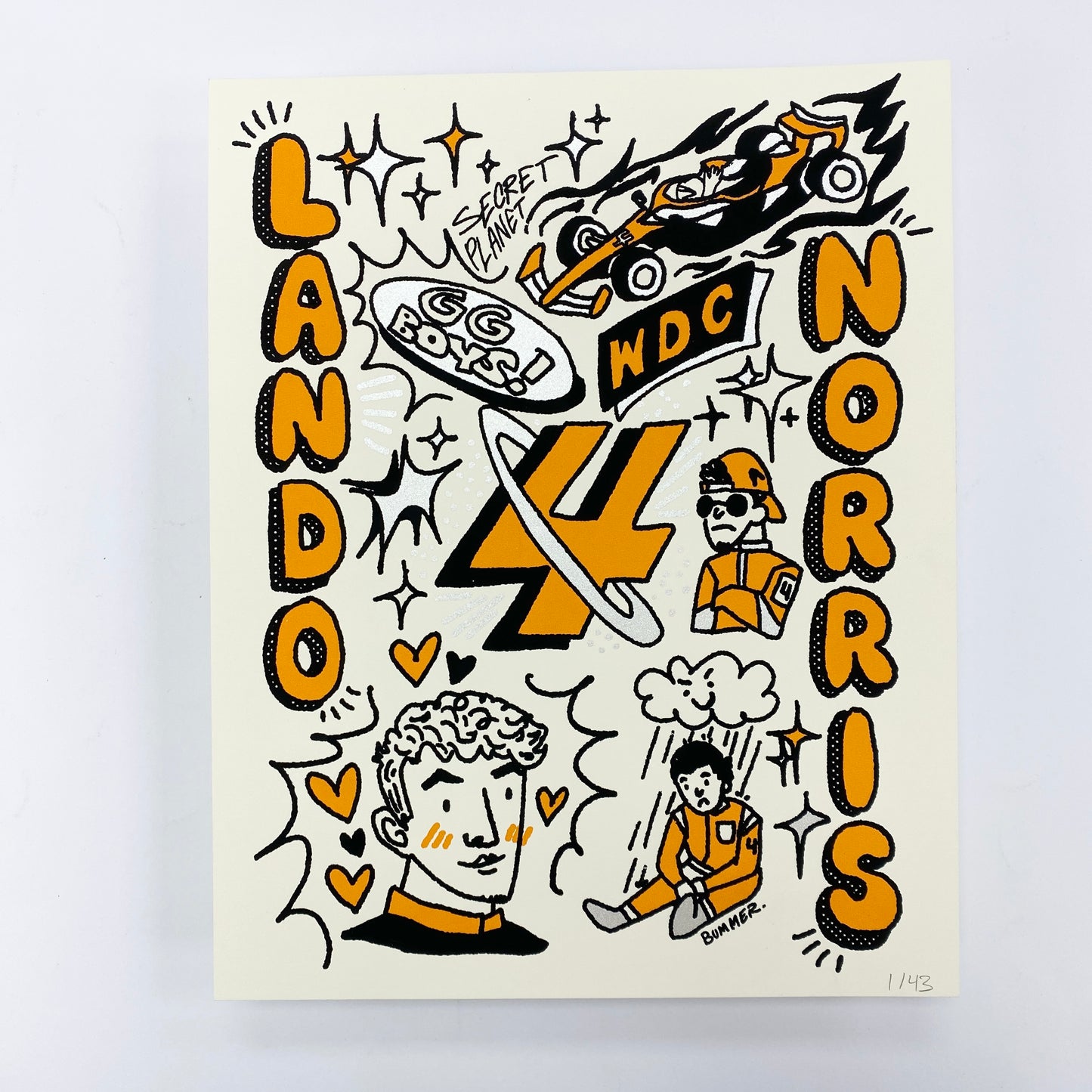 Lando Norris LTD ED Print