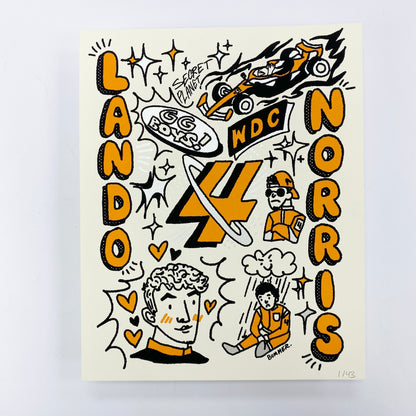 Lando Norris LTD ED Print