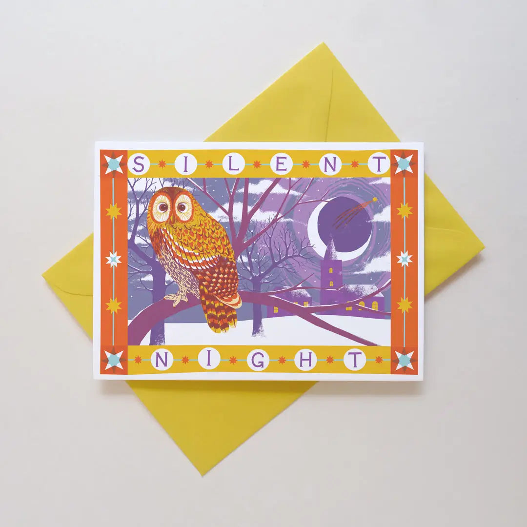 Silent Night Greeting Card