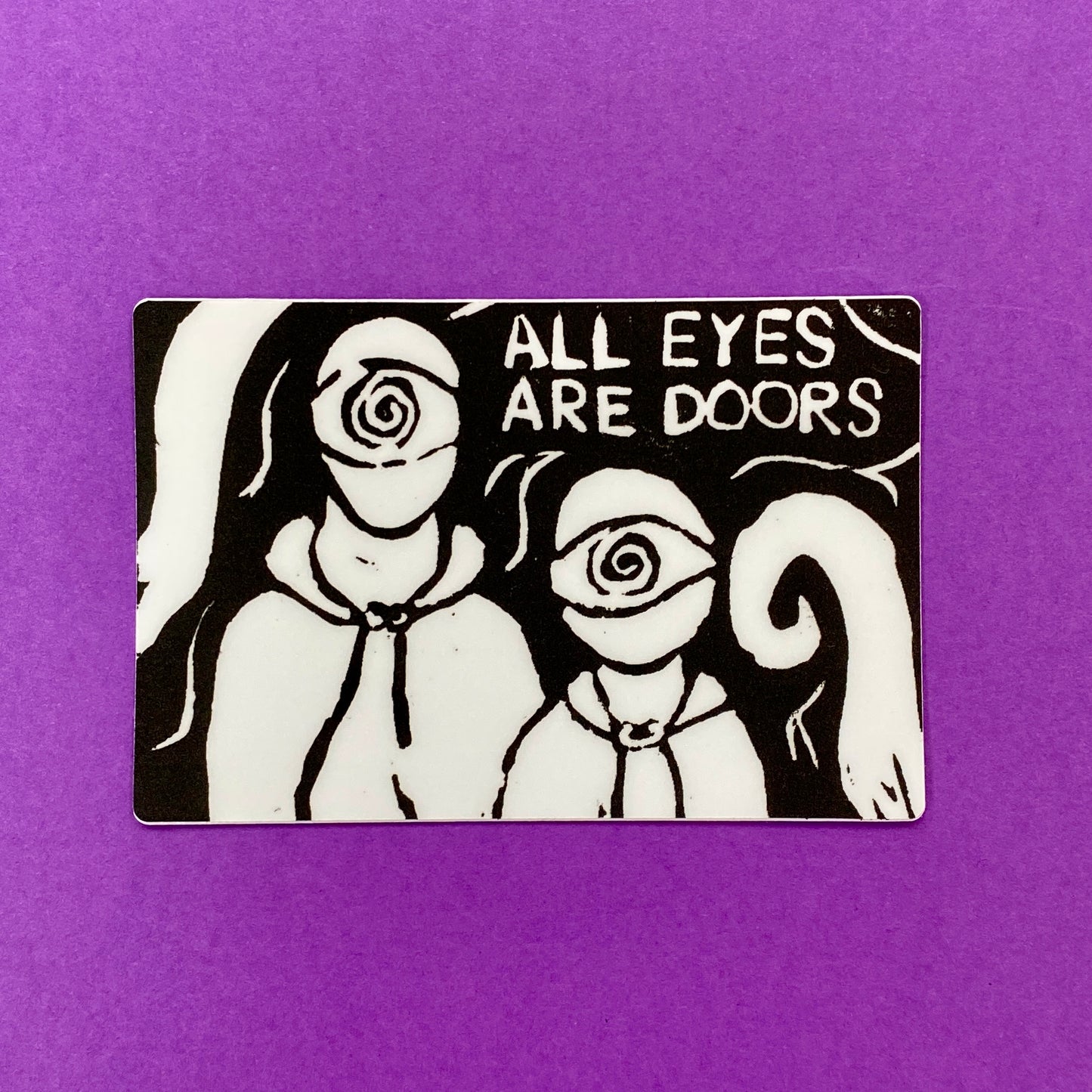 ALL EYES ARE DOORS Vinyl Sticker