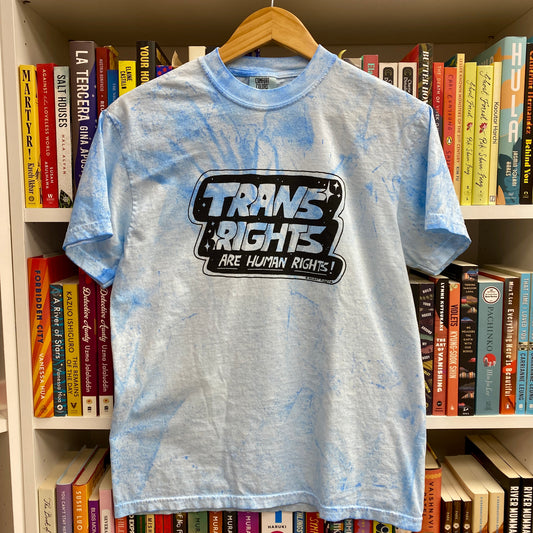 Trans Rights Are Human Rights Stone Wash Tee