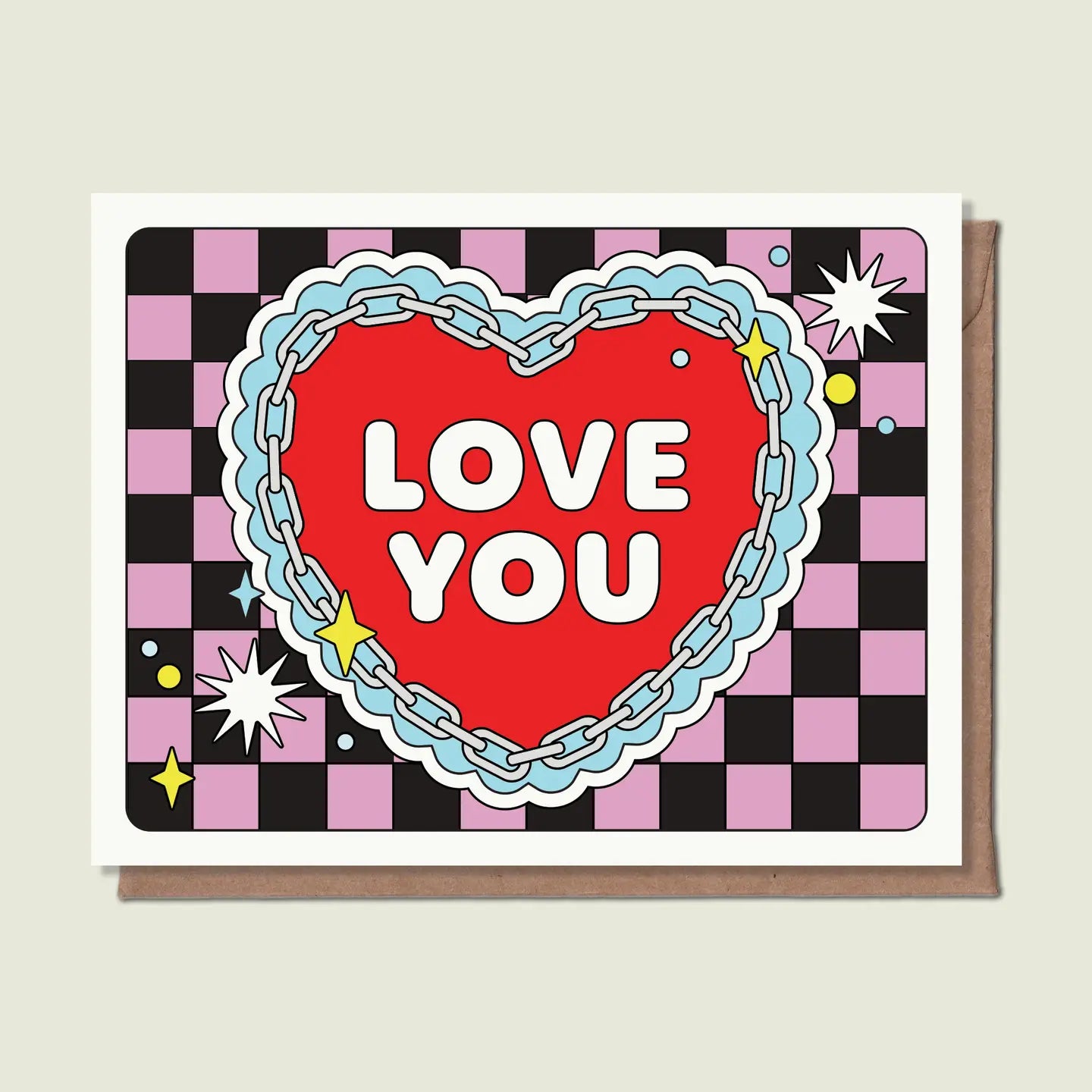 Love You Heart Greeting Card
