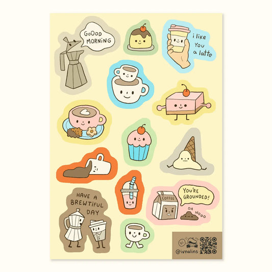Snack Bread Sticker Sheet
