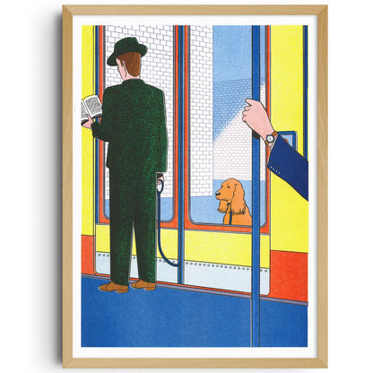 The Subway - A3 Poster - Simon Bailly