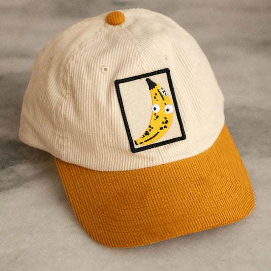 Googly Banana Patched Corduroy Dad Hat