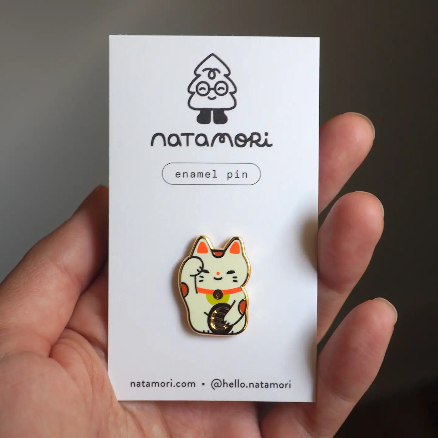 Lucky Cat • Enamel Pin