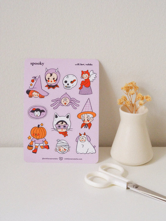 Spooky Sticker Sheet