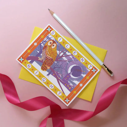 Silent Night Greeting Card