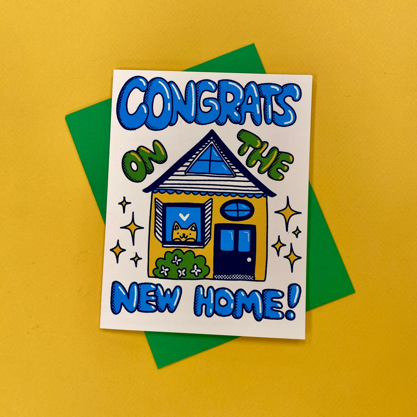 Congrats On The New Home! Cat Greeting Card