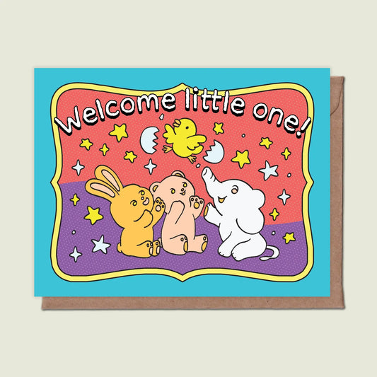 Welcome Little One Greeting Card
