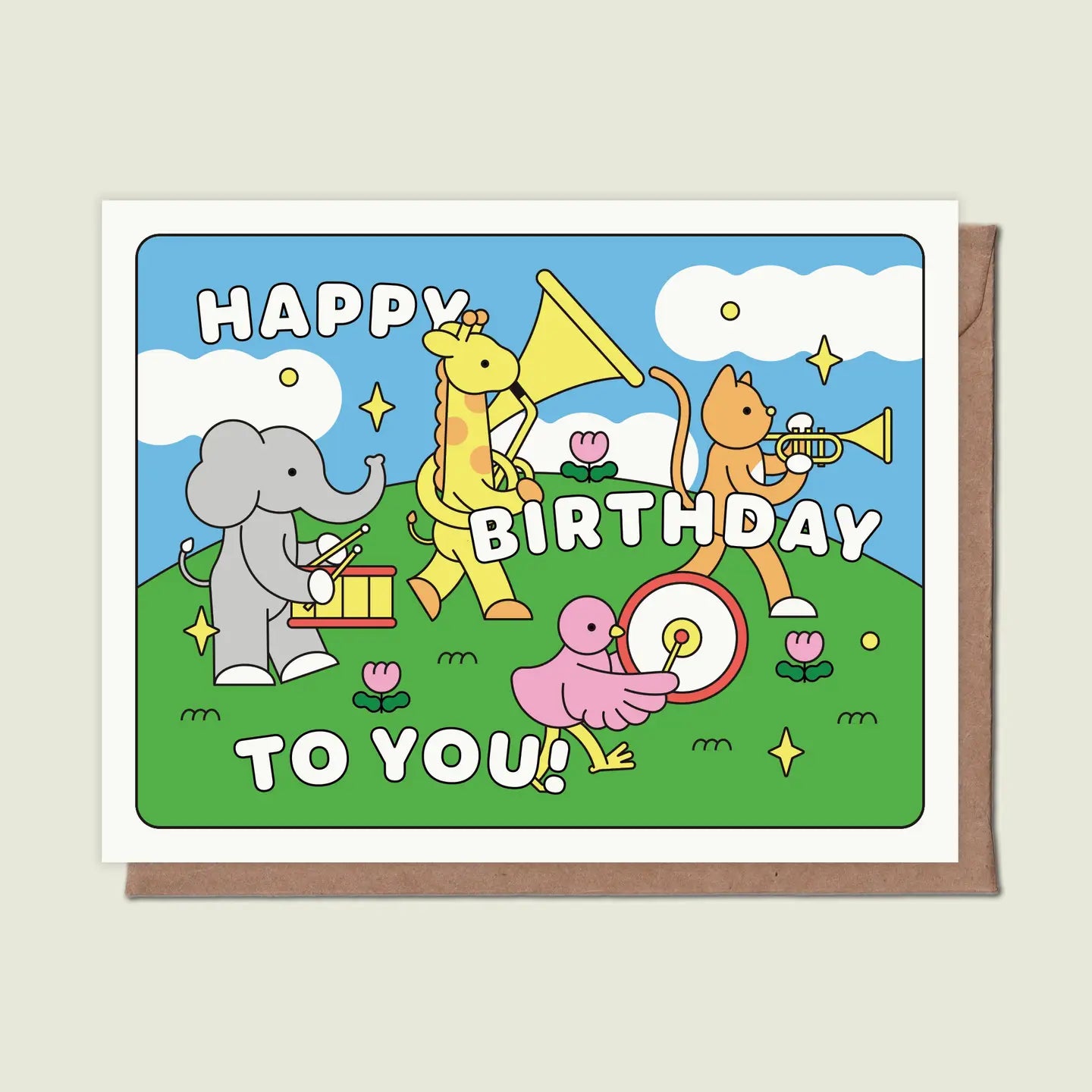 Happy Birthday To You Parade Greeting Card