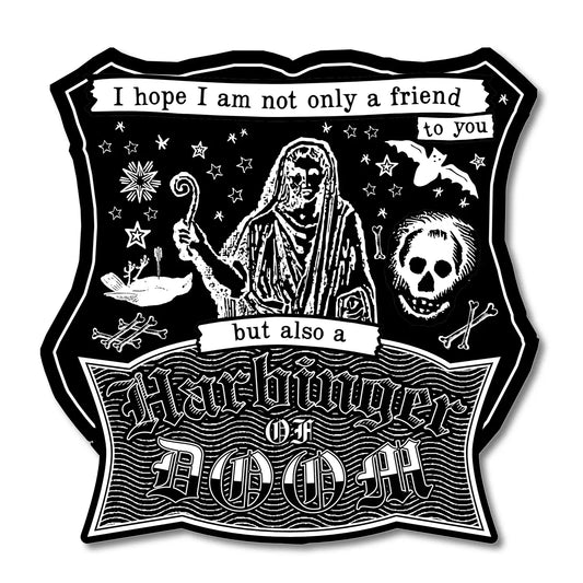 Harbinger of Doom Vinyl Sticker