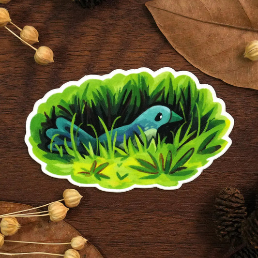 Little Bird in the Grass - Sticker