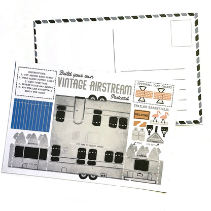 Build Your Own Vintage Airstream Postcard