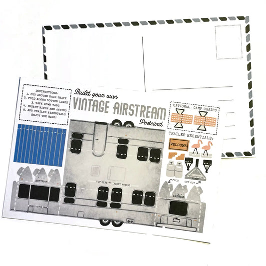 Build Your Own Vintage Airstream Postcard