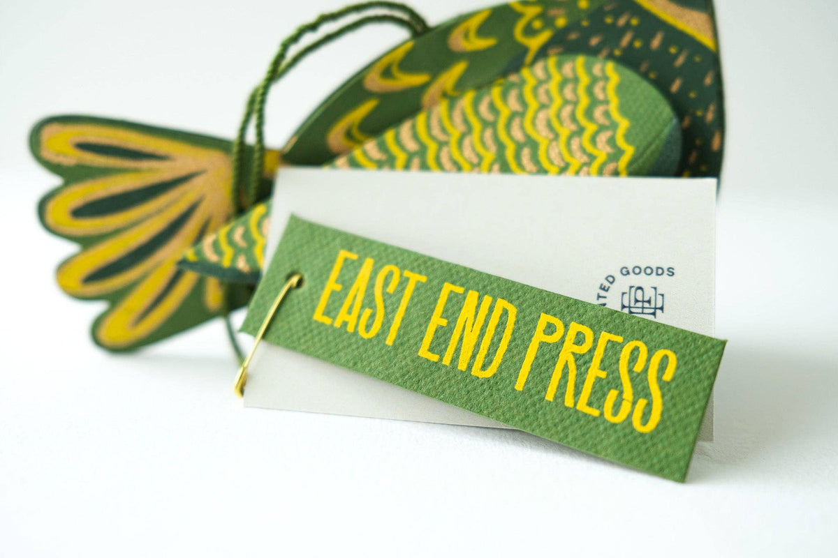 Partridge Screen-Printed Board Decoration