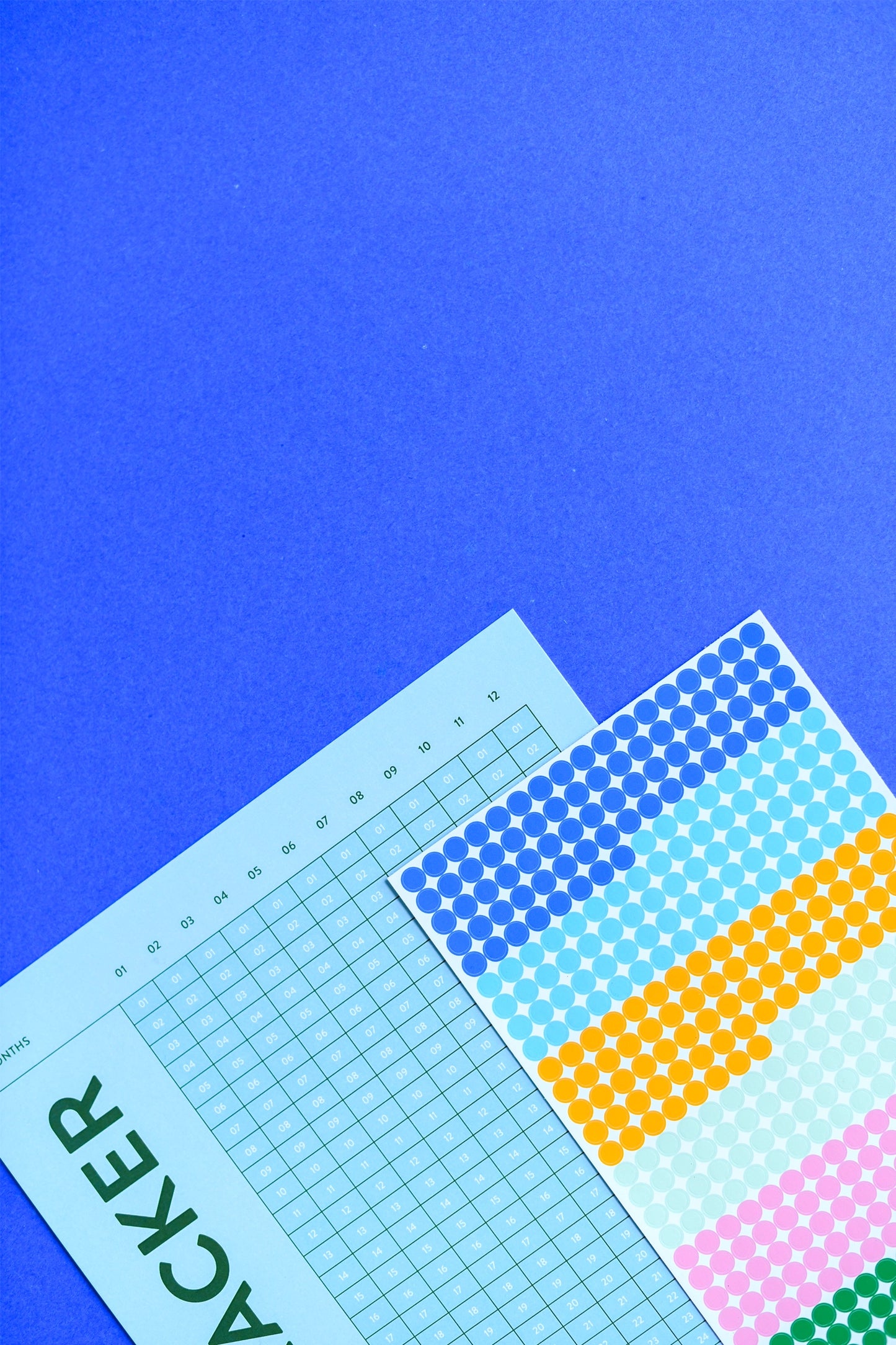 Year - Habit Tracker Poster (Yellow)