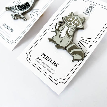 Raccoon Hard Enamel Pin