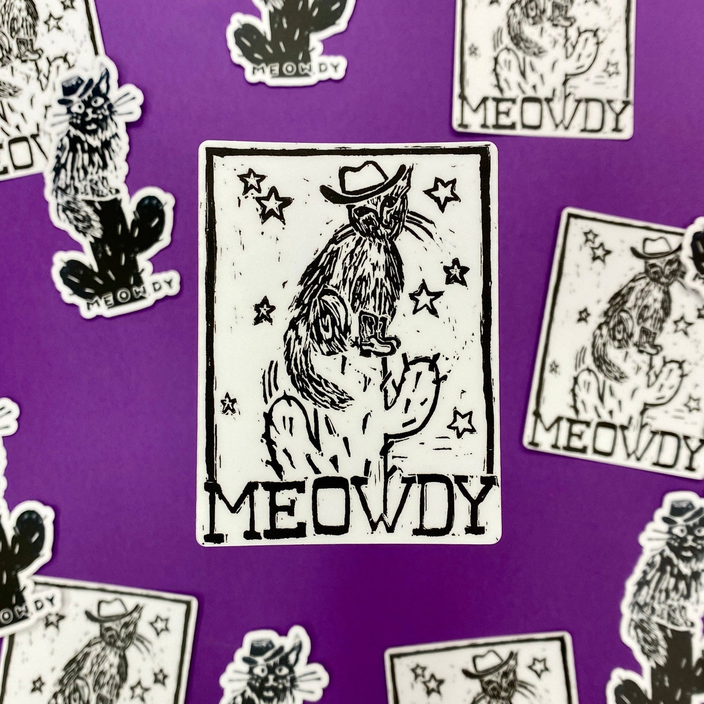 Meowdy 2.0 Vinyl Sticker