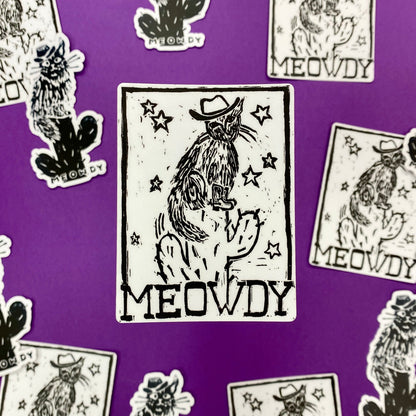 Meowdy 2.0 Vinyl Sticker