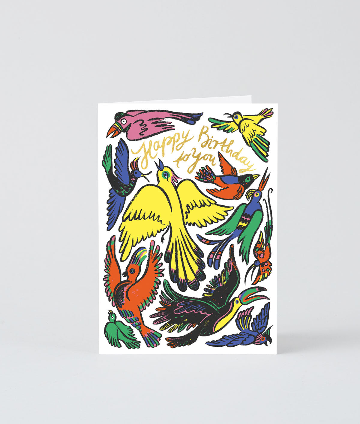 Happy Birthday Birds - Greeting Card