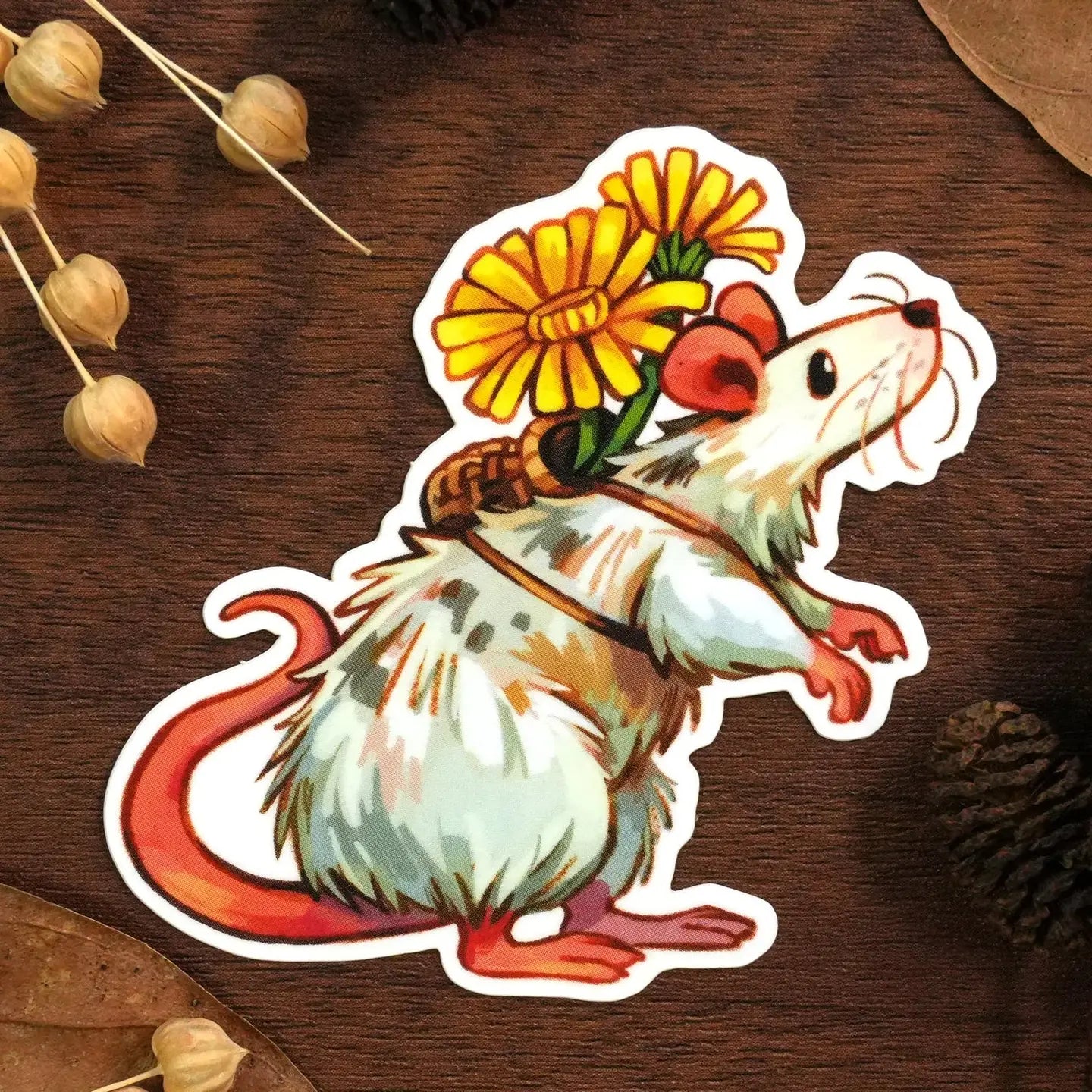 Dandelion Rat - Sticker