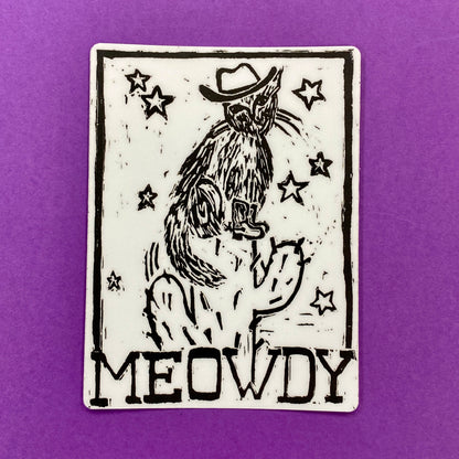Meowdy 2.0 Vinyl Sticker