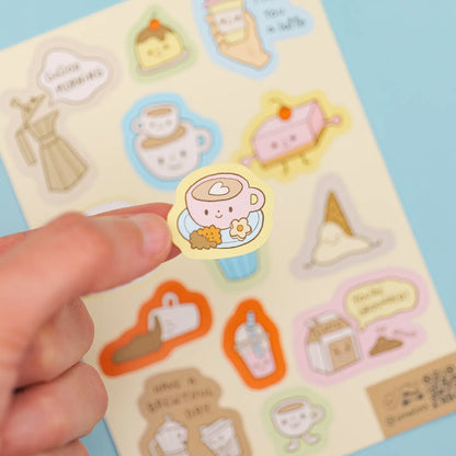 Snack Bread Sticker Sheet