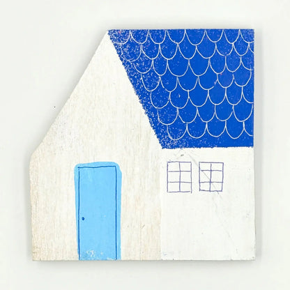 Wooden House Wall Hanging