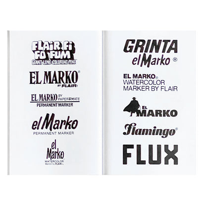 500 Marker Logos, Wordmarks & Icons Book