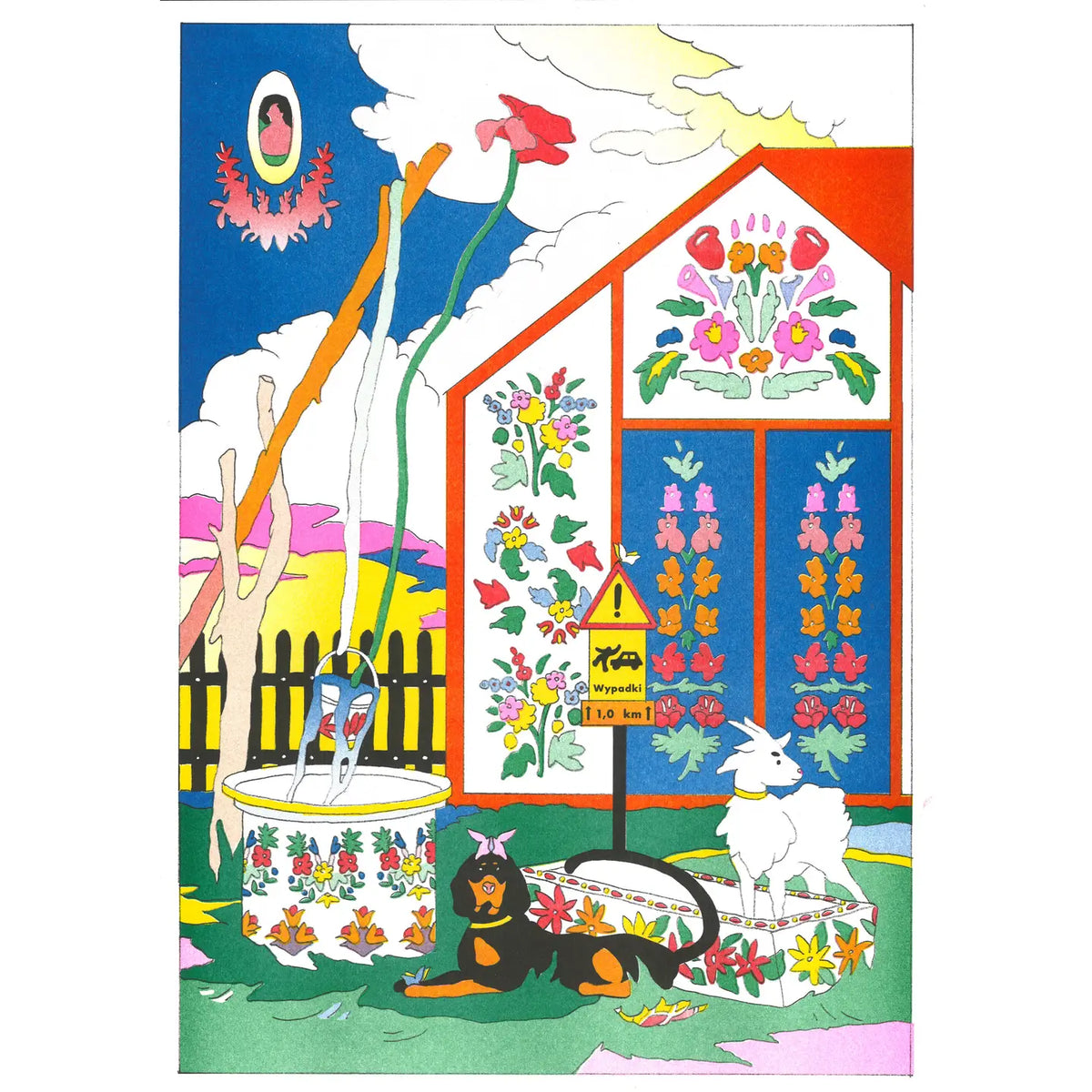 Nowhere in Poland by Abwu Risograph A3 Print