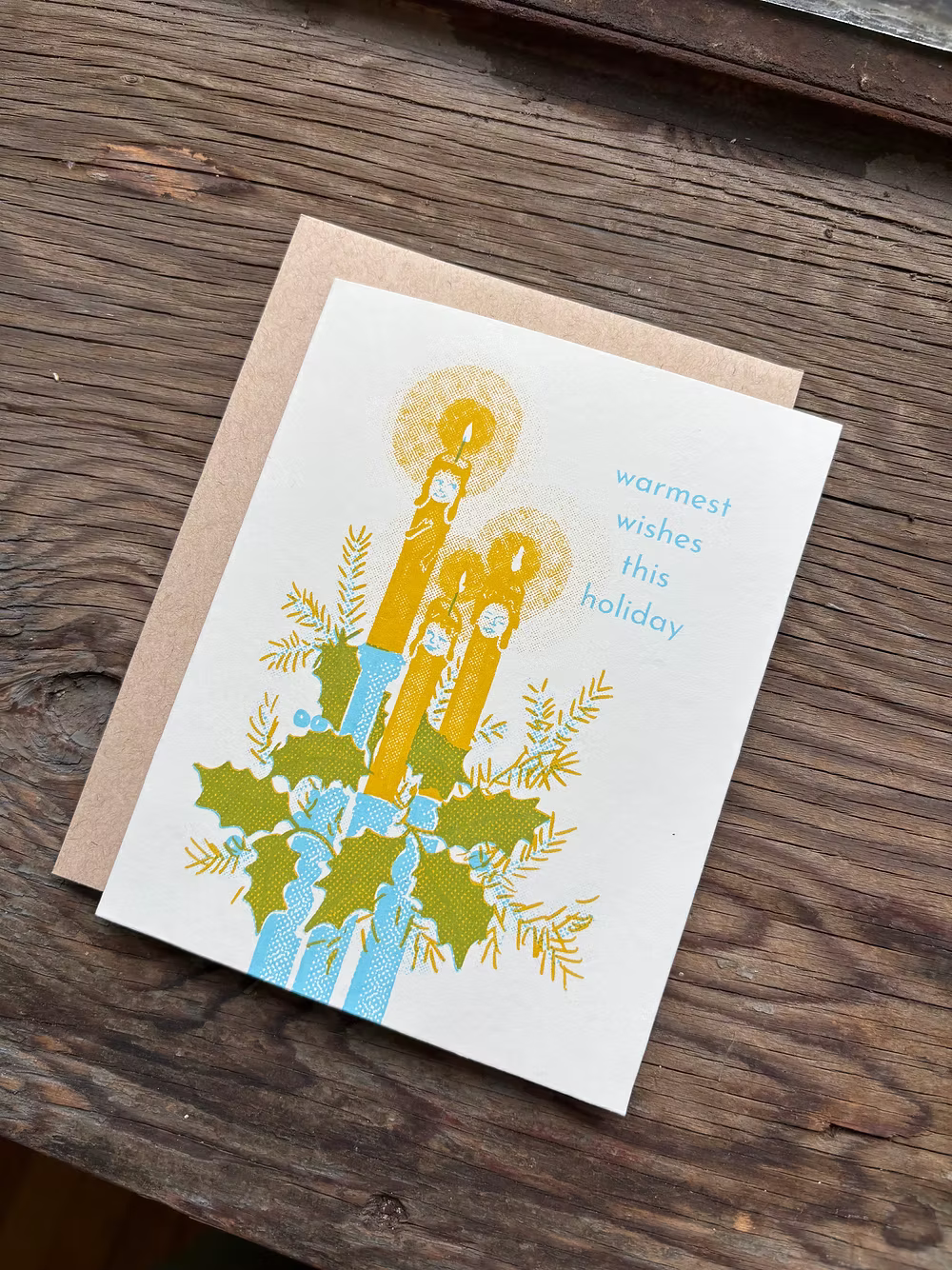 Warmest Holiday Wishes Greetings Card