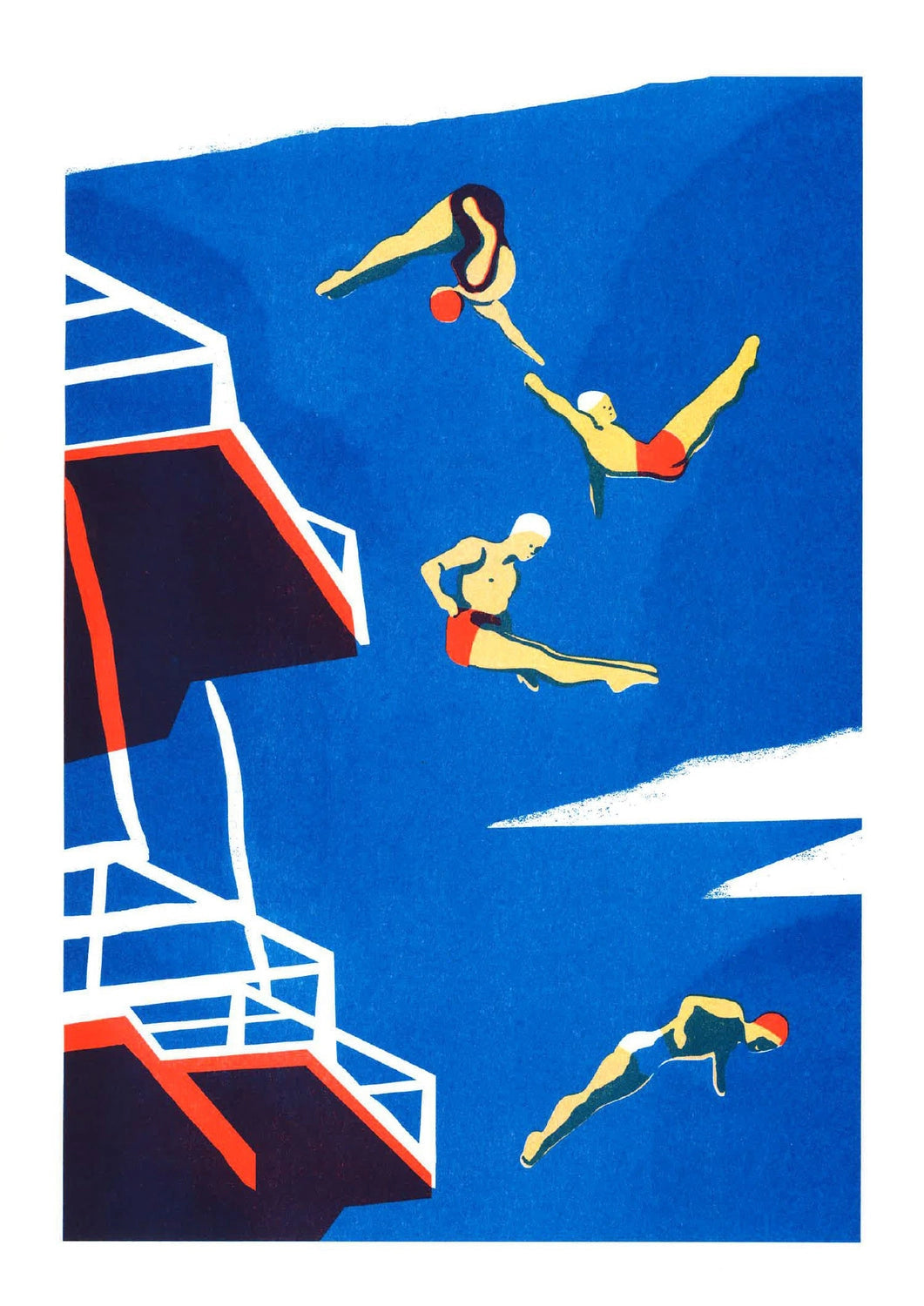 the Pool 12 Poster by Virginie Morgand