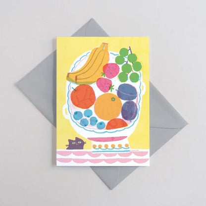 Fruit Bowl Greeting Card