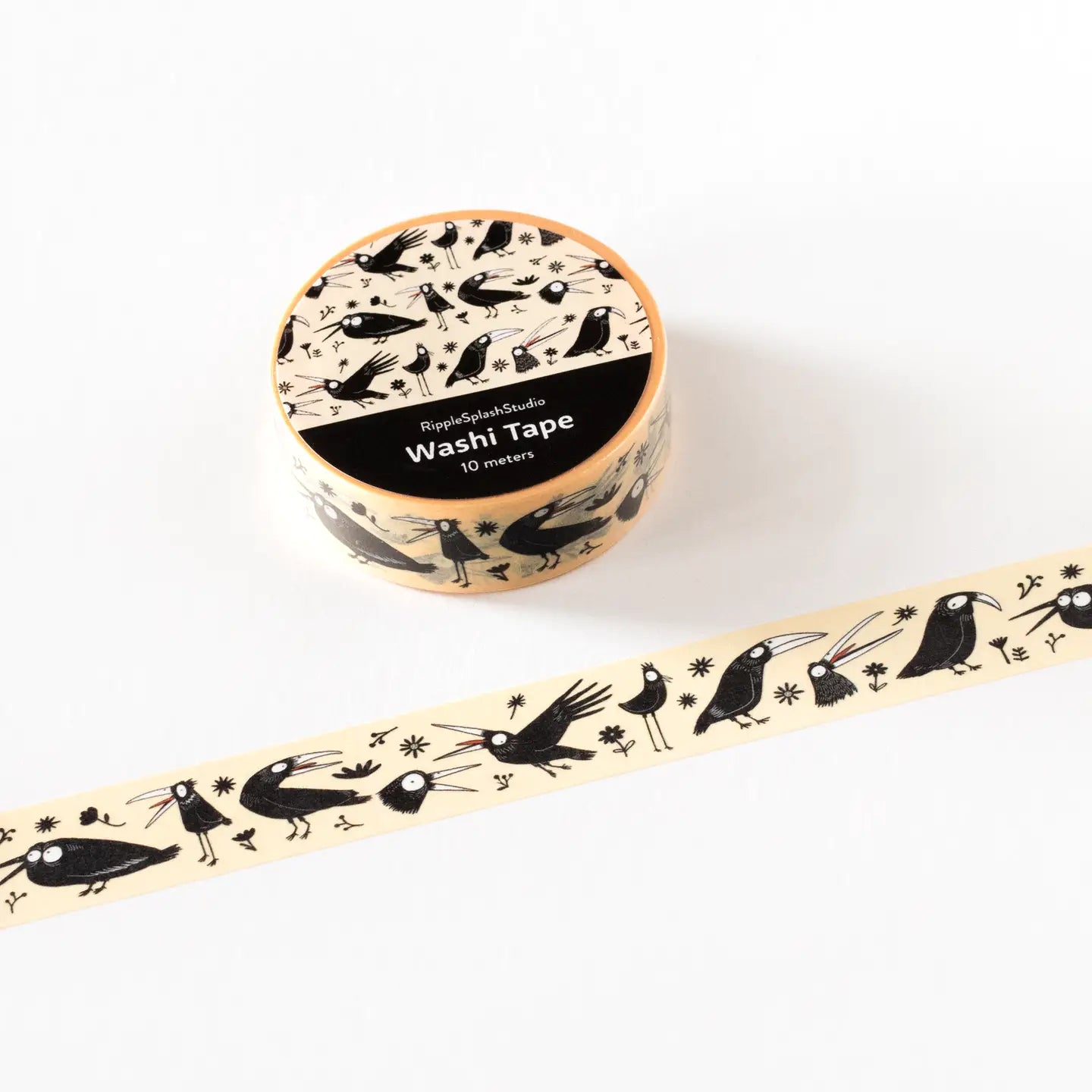 Crow Pattern Washi Tape