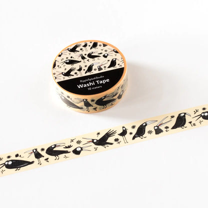 Crow Pattern Washi Tape