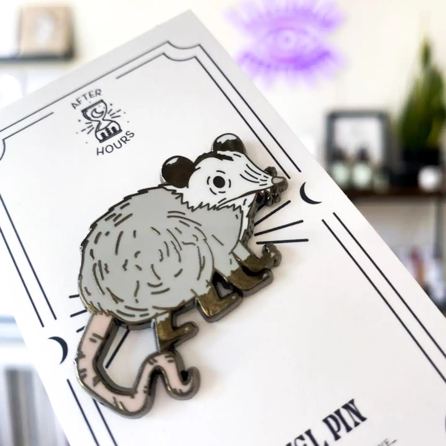 Opossum Hard Enamel Pin
