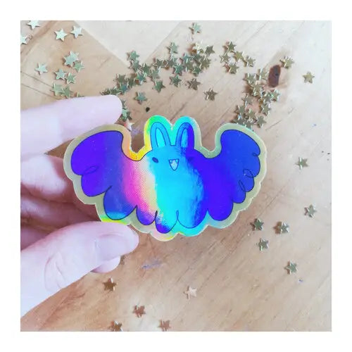 Holographic Bat Sticker