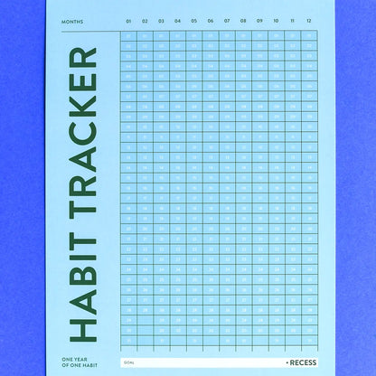 Year - Habit Tracker Poster (Yellow)
