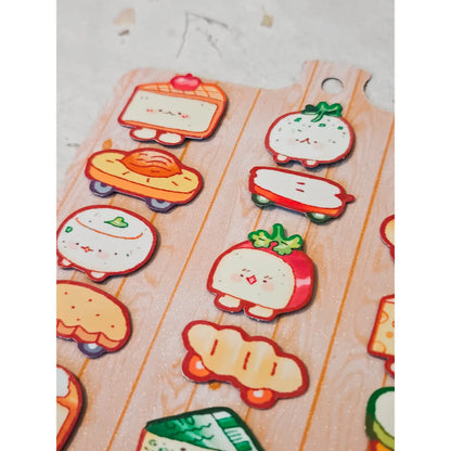 Glossy Cheese Charcuterie Magnetic Board