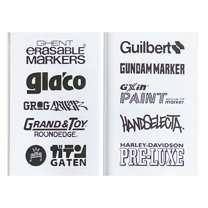 500 Marker Logos, Wordmarks & Icons Book