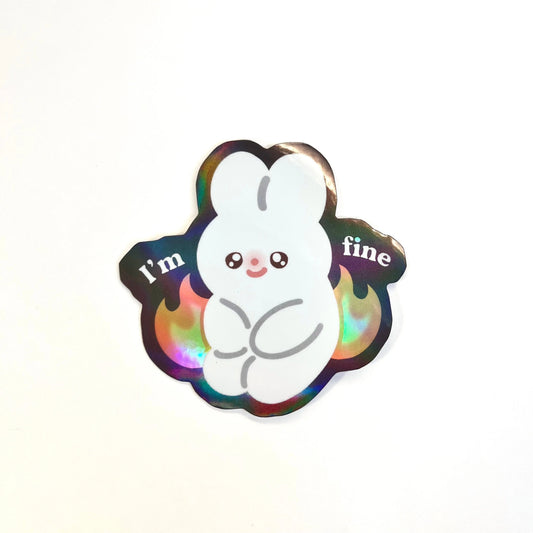 I'm Fine - Vinyl Sticker