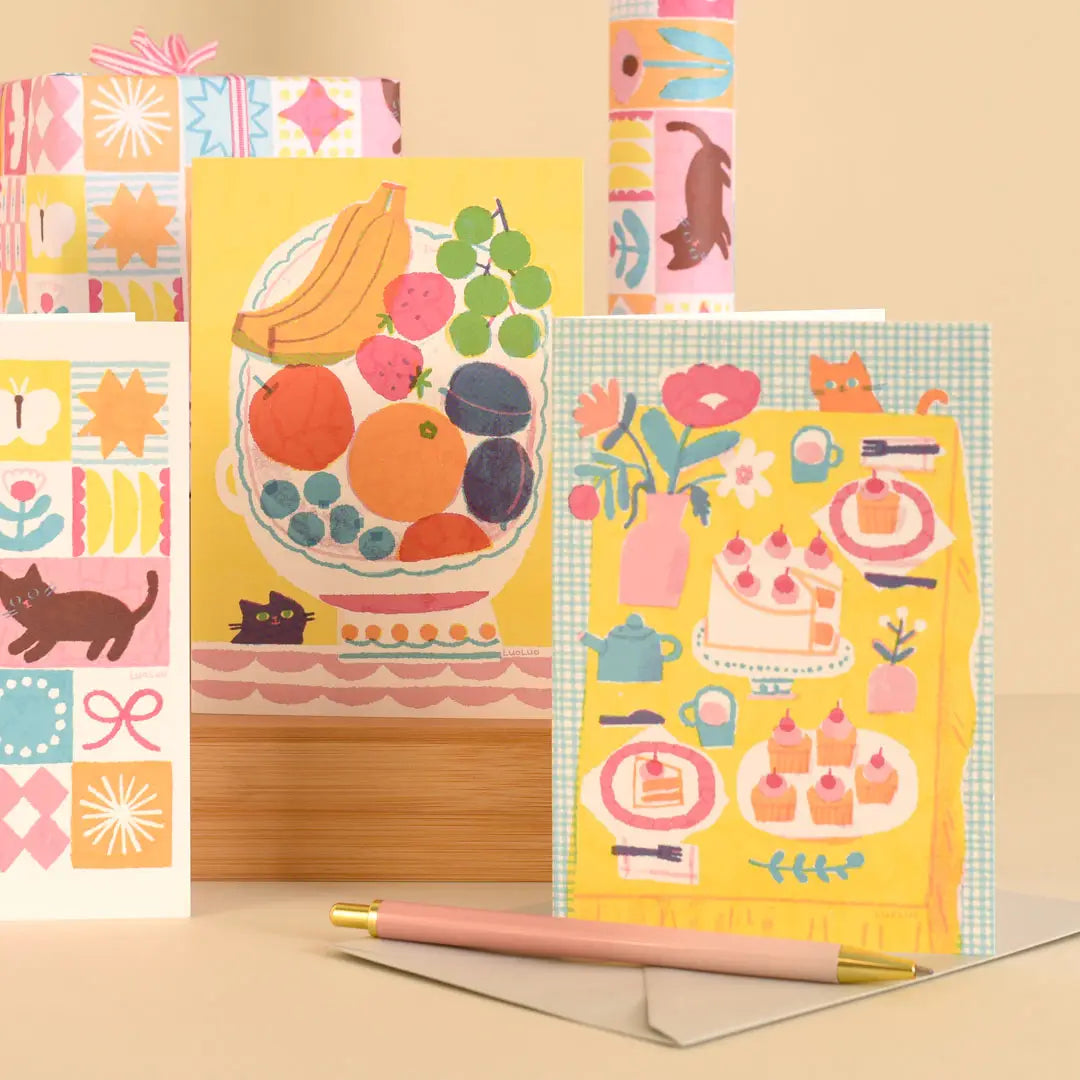 Fruit Bowl Greeting Card