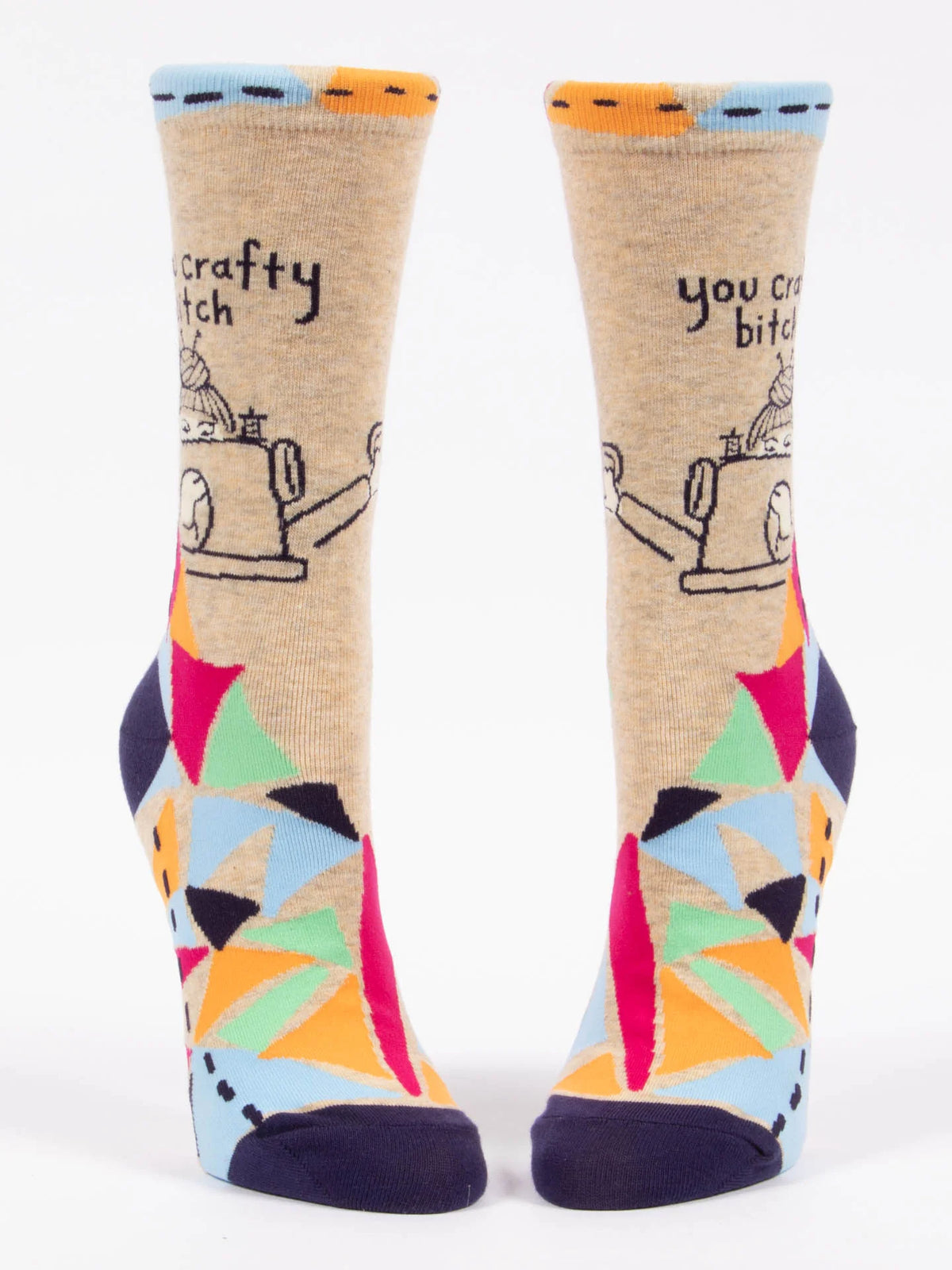 You Crafty Bitch Crew Socks - W