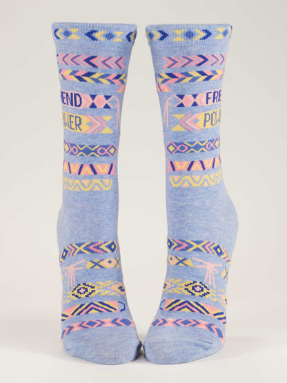 Friend Power Crew Socks - W