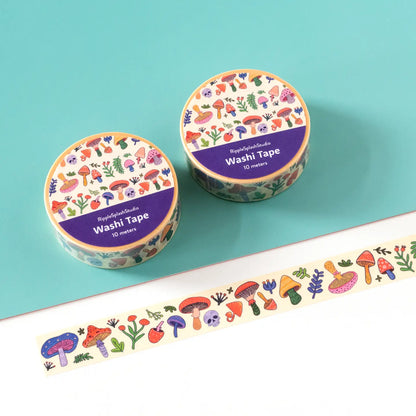 Mushroom Pattern Washi Tape